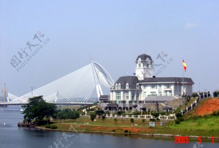 马来西亚斜拉桥图片