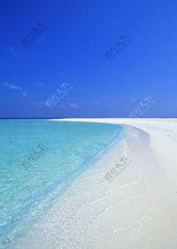 大海沙滩图片