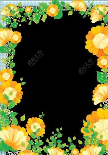 花卉边框图片