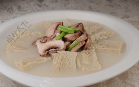 冻豆腐炖鲜菇图片