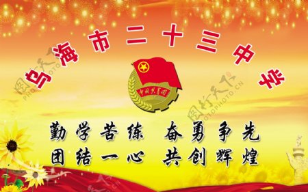 中国共青团徽标图片