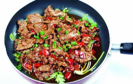 蒙古烤牛肉图片