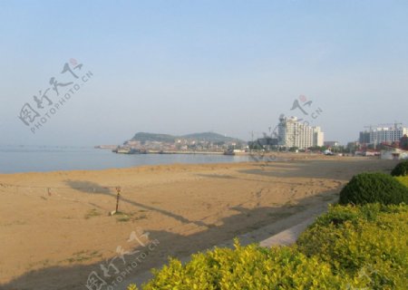 长岛县明珠海水浴场图片