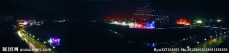 天峨县城夜景图片