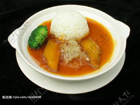 粉丝花菜米饭饭团图片