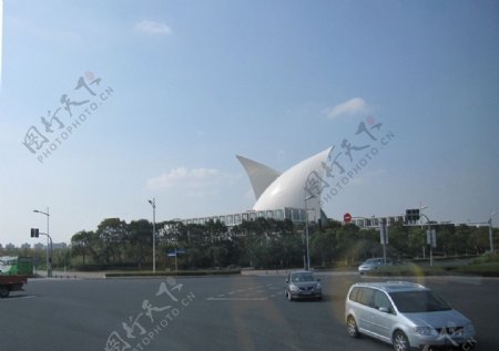 临港新城街景图片
