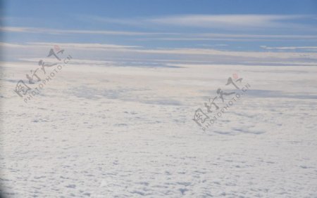 飞机上的云海图片