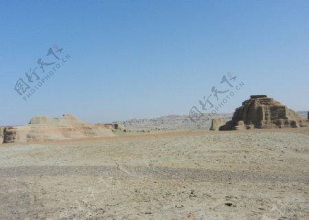 沙地风景图片