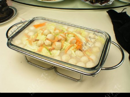 白菜肉丸汤图片
