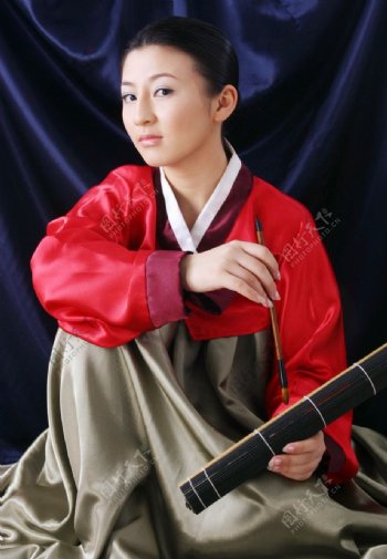 朝鲜传统女性图片