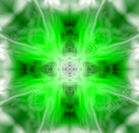 幻想风水晶花纹绿邪魔阵图片