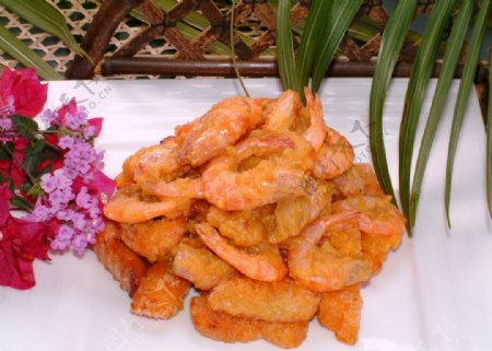 金沙南瓜虾图片