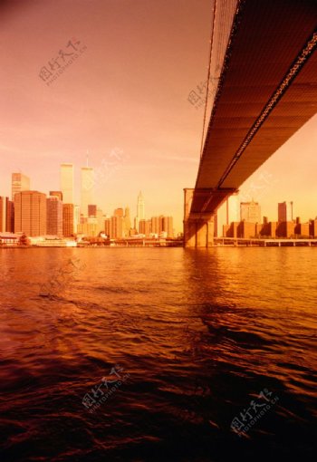 城市与桥图片