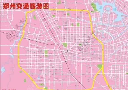 郑州交通旅游图图片