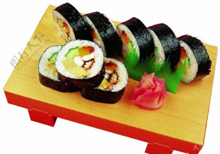 粗卷寿司图片