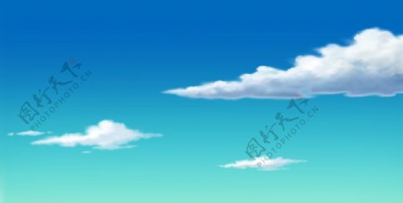 动画背景天空流云图片