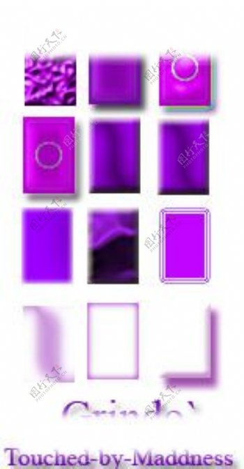 紫色调样式图片