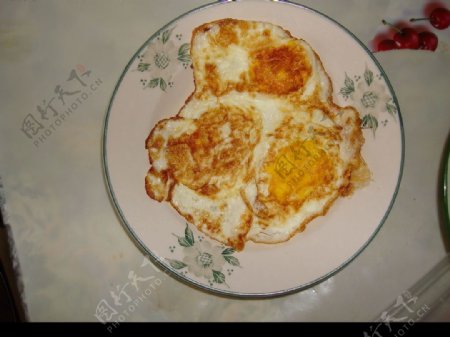 俺爸煎的鸡蛋美味图片