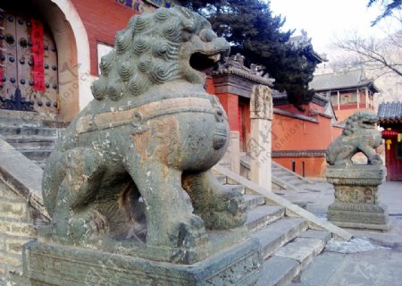 塔院寺石狮图片