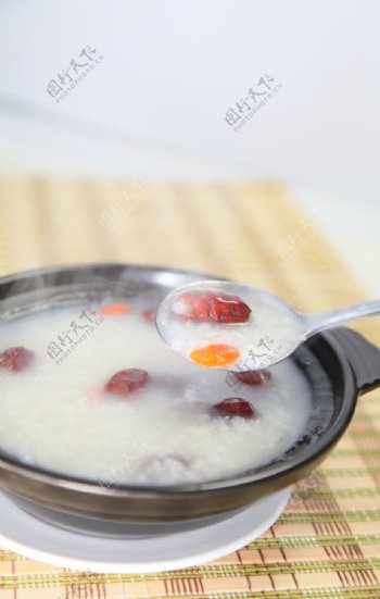 红枣糯米粥粥类图片