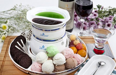 冰淇淋火锅冰激凌火锅冰淇淋图片