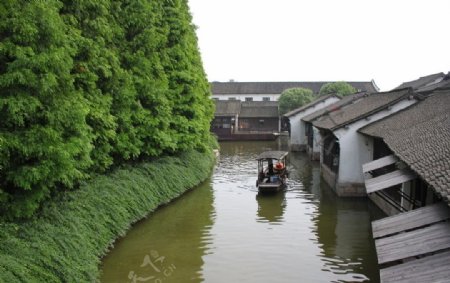 义乌河道图片