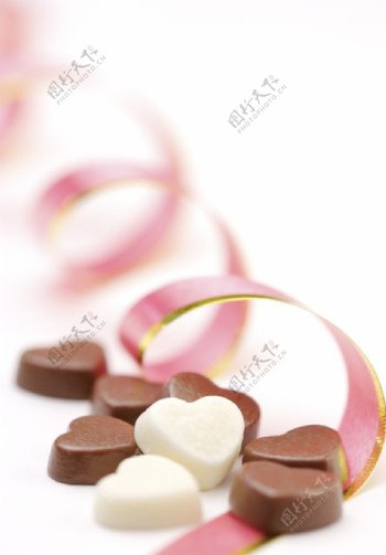 巧克力心型巧克力图片