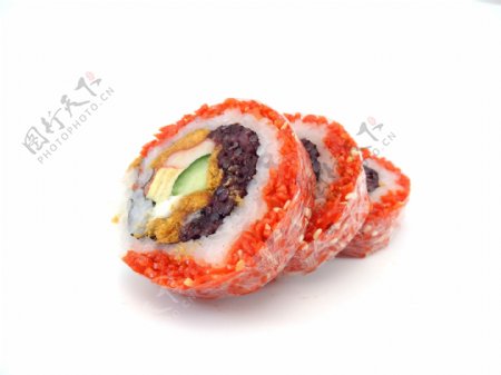 红豆丝花寿司图片