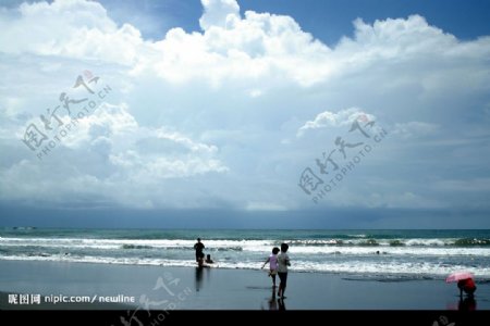 陽光沙灘海洋图片