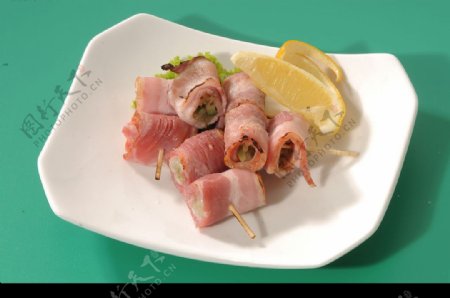 鳕鱼肉片卷图片