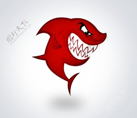 红色鲨鱼图片