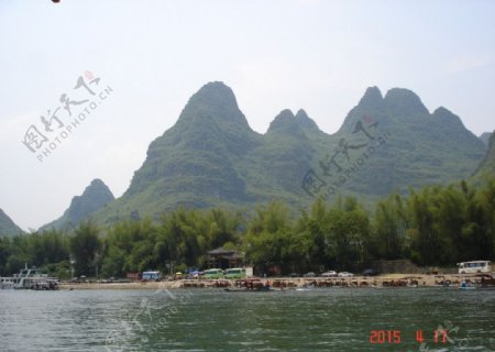 漓江杨堤码头图片
