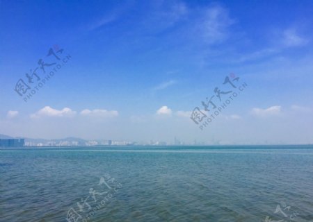 深圳湾大海图片