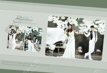 皇室系列风格婚纱模板图片