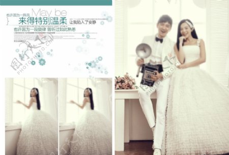 唯美韩式婚纱模板图片