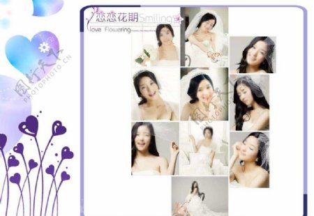 唯美韩式婚纱摄影图片