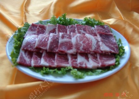 火锅肉类图片