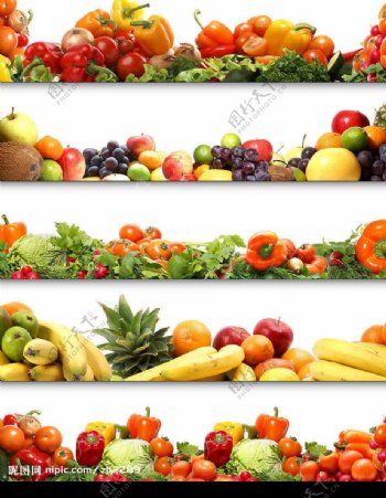 各种水果蔬菜精品图片素材