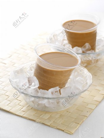 冰镇奶茶图片