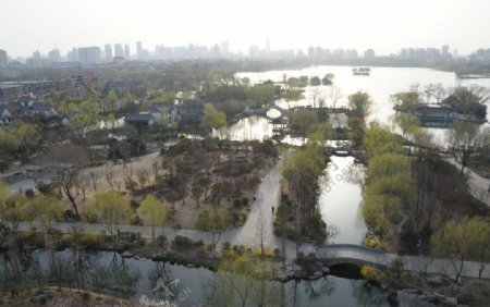 大明湖七桥风月图片