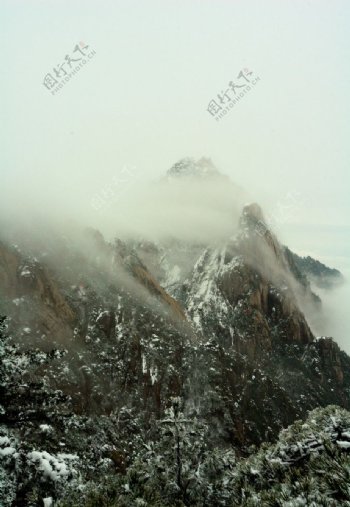 冬季黄山图片