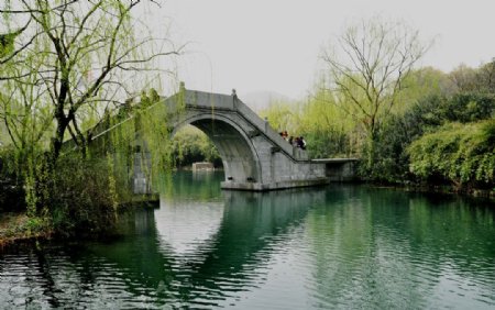 小桥流水图片