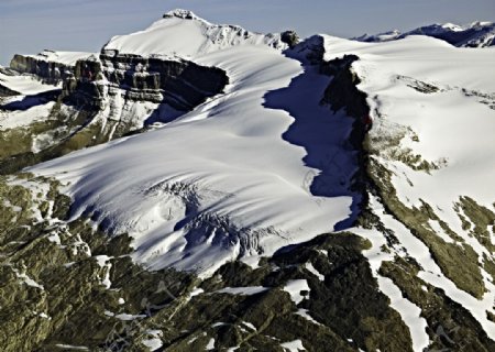 冬天雪山高清地理素材图片