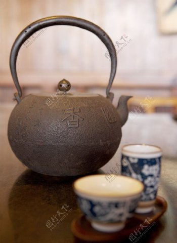 饮茶泡茶中国风图片