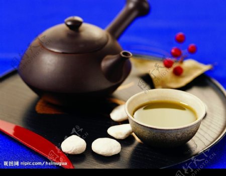 紫砂壶酥油茶图片