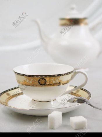 瓷质咖啡杯图片