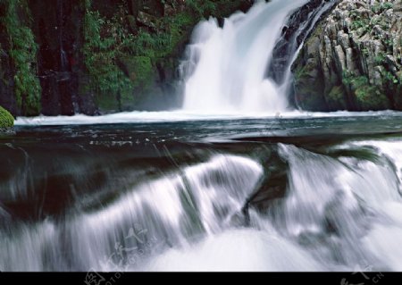 高清风景照清溪自然52瀑布图片