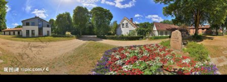 360度欧洲花园图片