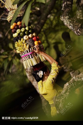 巴厘岛节日祭典图片