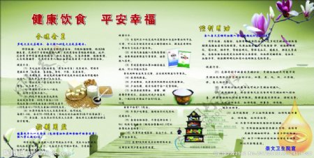 健康饮食平安幸福图片